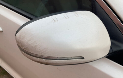 Зеркало боковое Kia Optima белое 2011-2013 дорест