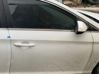 Дверь Hyundai Sonata LF 2014-2017 передняя правая белая USA (Америка)