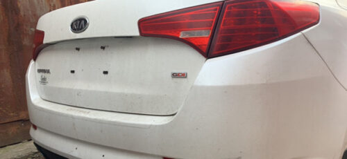Крышка багажника Kia Optima 2010-14 белая — изображение 4