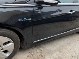 Дверь Hyundai Sonata YF 2010-2014 передняя левая черная USA (Америка)