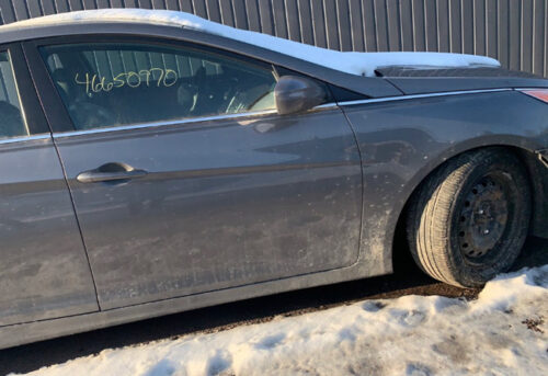 Дверь Hyundai Sonata YF 2010-2014 передняя правая серая — изображение 2