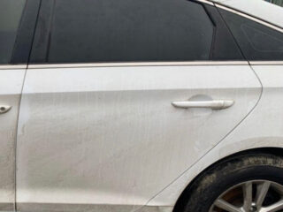 Дверь Hyundai Sonata LF 2014-2017 задняя левая белая USA (Америка)