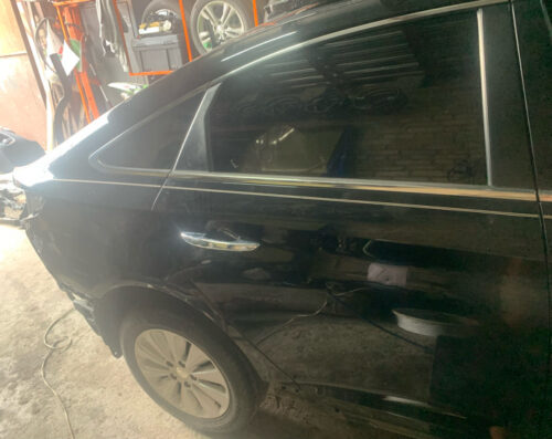 Дверь Hyundai Sonata LF Hybrid задняя правая 2015-17