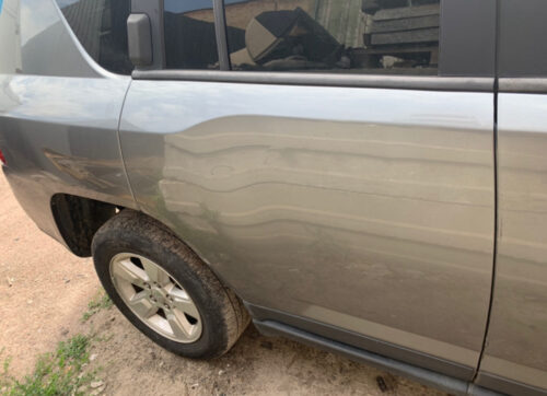 Двери задние правые Jeep Compass 2010-17 серая