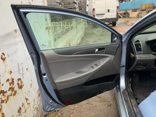 Передняя левая дверь Hyundai Sonata YF гибрид 2010-15 голубая USA арт HSYF007197734 — изображение 2