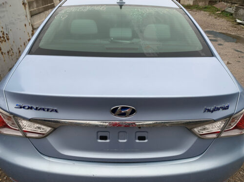 Крышка багажника ляда Hyundai Sonata YF + гибрид 2010-15 голубая