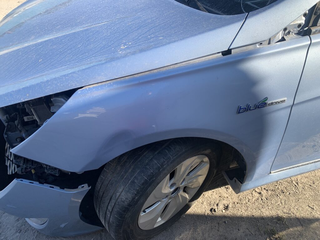 Разборка Hyundai Sonata YF 2.4 2010-15 гибрид голубая