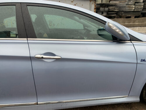 Передняя правая дверь Hyundai Sonata YF гибрид 2010-15 голубая арт HSYF186284747