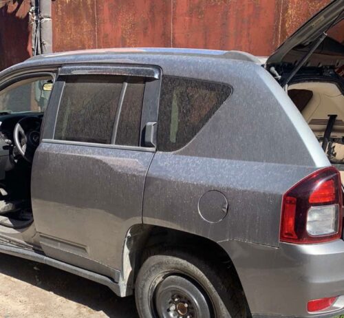 Дверь задняя левая Jeep Compass 2011-17 серая PAU