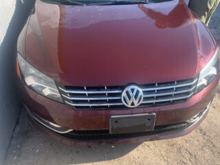 Капот Volkswagen Passat B7 2010-16 бордовый LQ3Z