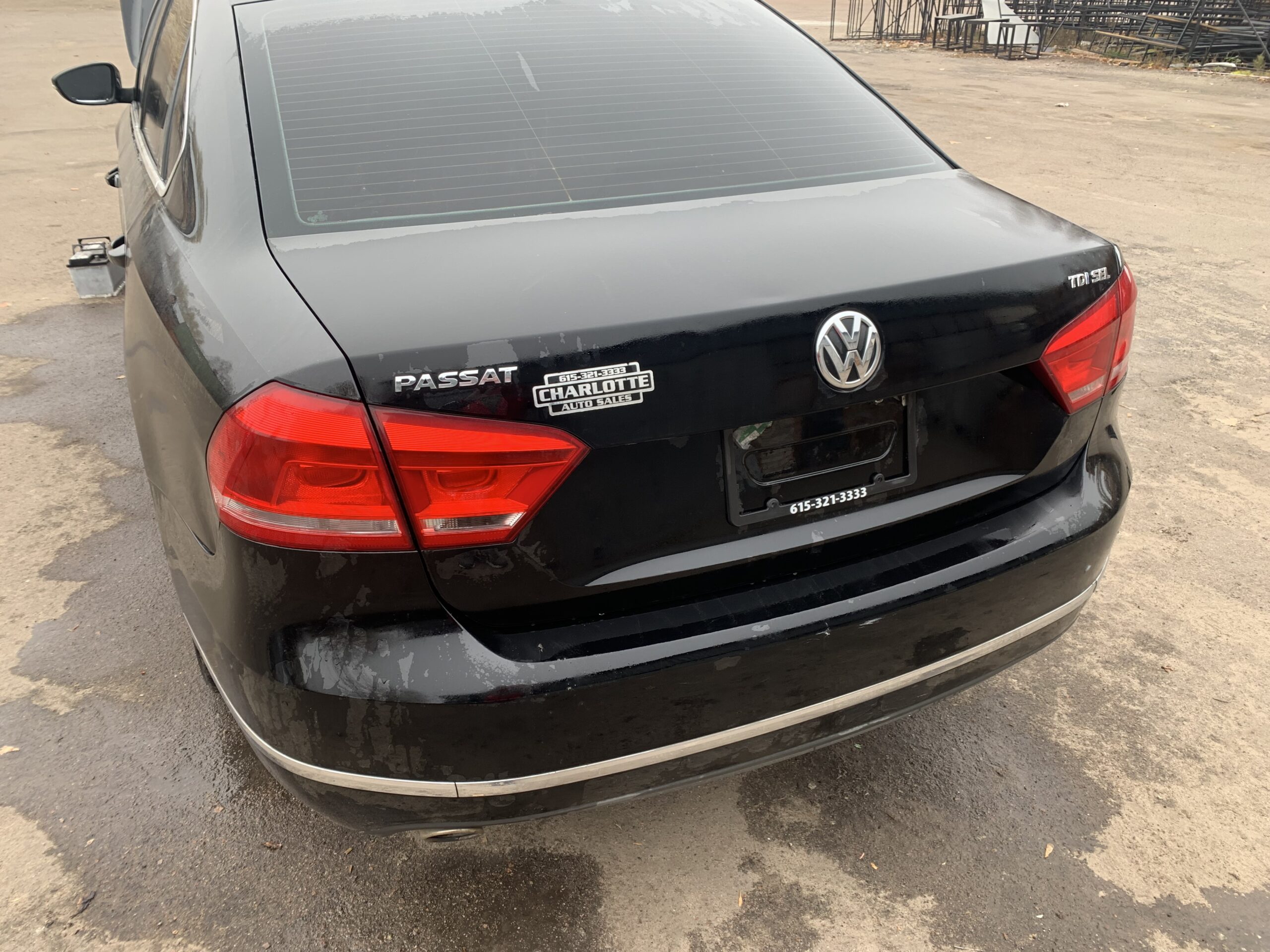 Passat B7 2.0 TDI SEL чёрный 2013 на разборку в Киеве