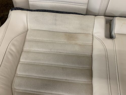 Салон кожа-алькантара бежевый VW Passat B7 63000 m комплект — изображение 8
