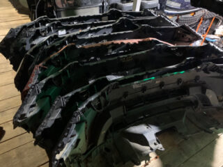 Передний бампер Range Rover Evoque L538 2011-18 LR028346