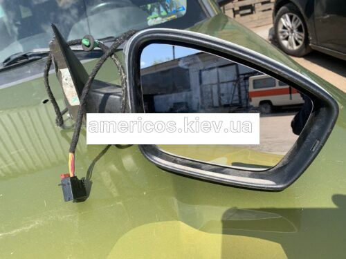 Зеркало правое VW Passat B7 2011-16 6 pin серебро
