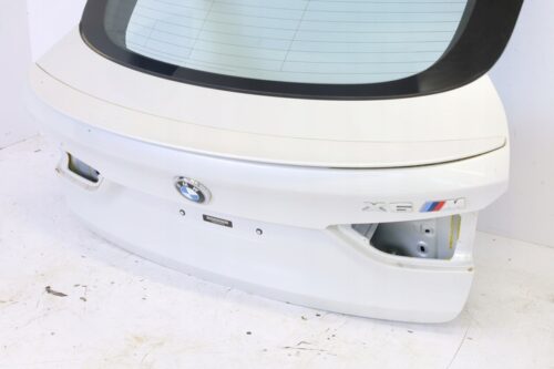 Крышка багажника ляда BMW X6 F16 2013-18 A96 белая 52К — изображение 2