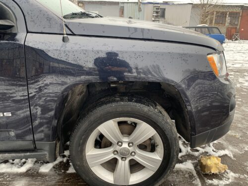 Крыло перед правое Jeep Compass 2013 USA синий PBU 68К — изображение 2