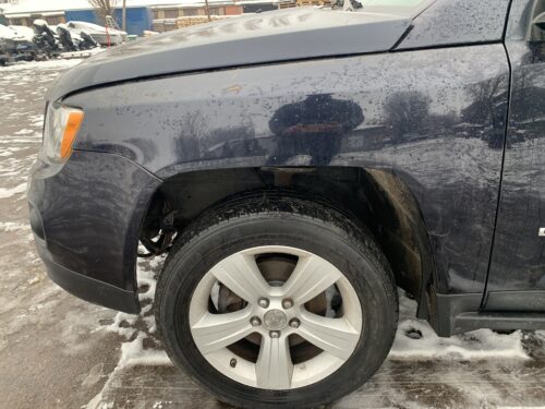 Крыло перед левое Jeep Compass 2014 USA синие PBU 67К — изображение 2