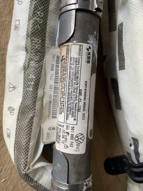 Подушка безопасности airbag шторка правая VW Passat b7 USA 11-15 561-880-742-C 39К — изображение 2